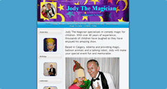 Desktop Screenshot of jodythemagician.com